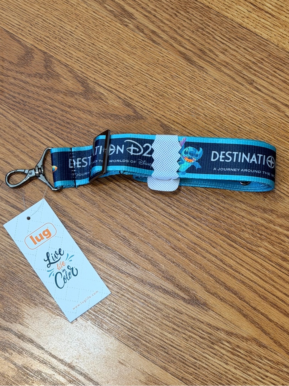 Lug x Disney Destination D23 Stitch 1.5” Strap NWT